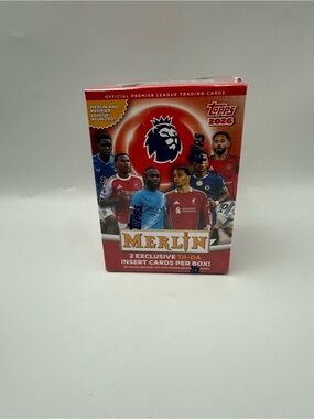 Topps Merlin Premier League Trading Card Box - Red